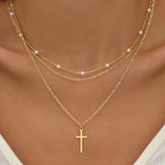 Jewelry | 14k Gold Filled Layering Pearl Necklace | Poshmark